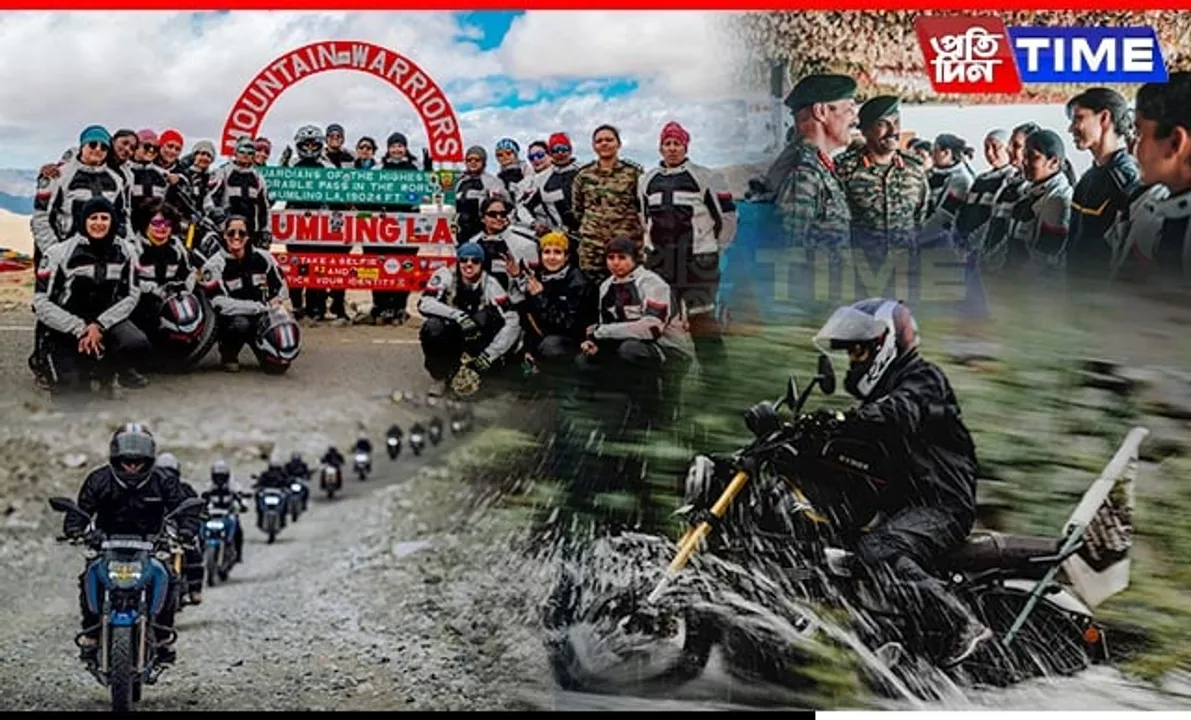 Celebrating 25 Years of Valor: All-Women Motorbike Rally Honours Kargil Heroes
